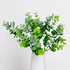 Ветка декоративная Эвкалипт шаровидный 32 см зеленый микс