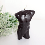 Свеча интерьерная Адам 10х15 см черная