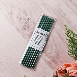 Свечи магические 7 шт Приток денег зеленые