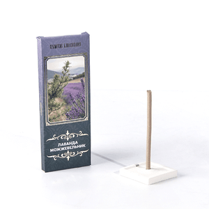 Благовония безосновные Лаванда Можжевельник Набор 10 шт с подставкой