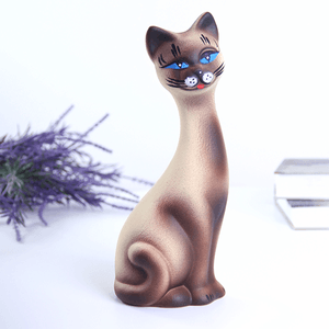 Кот Кит 25 см сиамский матовый