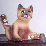 Копилка Кот Оболтус 22х18 см сиамский матовый