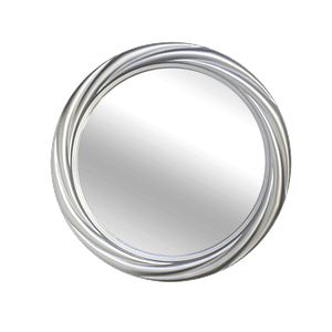 Зеркало Торнадо 80 см серебро
