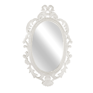 Зеркало Монарх 45х73 см белое