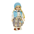 Кукла Леди Осень 32 см платье клетка серо-белое голубая жилетка в ассортименте