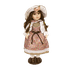 Кукла Леди Осень 40 см серое платье в цветочек бежевая жилетка в ассортименте