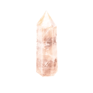 Кристалл Кварц розовый 7,5 см