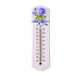 Термометр 7,5х27 см Винтаж Голубые розы бело-голубой