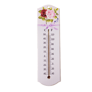 Термометр 7,5х27 см Прованс Розы бежевый