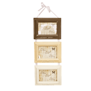 Фоторамка на ленте Триптих трехцветная 44*17 см дерево