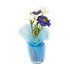 Ароматизатор Цветок 20 см голубой стекло