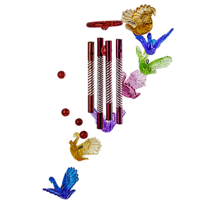 МВ 4тр Лебеди цветные д11в70см красная