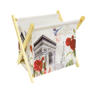 Корзинка для хранения складная 32х34х24 см Париж Триумфальная арка