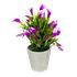 Цветы декоративные Каллы 25 см сиреневые