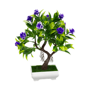 Цветы декоративные Магнолия 28 см фиолетовые
