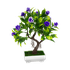 Цветы декоративные Магнолия 28 см фиолетовые
