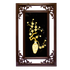 Картина Сакура в Вазе резная рама 36х56 см соломка