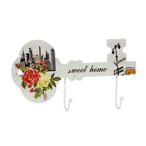 Вешалка на 2 крючка 30х15 см Ключ Нью-Йорк