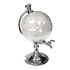 Минибар Глобус 3,5 л 38 см серебро