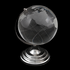 Глобус на подставке диаметр 8 см серебро