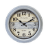 Часы настенные 24 см серые