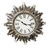 Часы настенные Солнце Римские цифры 58 см состаренная бронза с зеркалами