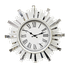 Часы настенные Солнце Римские цифры 58 см белые потертые с зеркалами