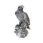 Орел на камне 8х15 см под черненое серебро