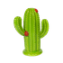 Копилка Кактус 14х18 см Цветочки зеленая