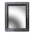 Зеркало Бисмарк 47х57 см матовое черное