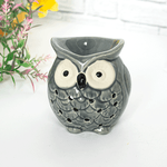 Аромалампа Сова 9 см серия Эконом серая