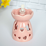 Аромалампа резная Птичка 12 см серия Эконом розовая