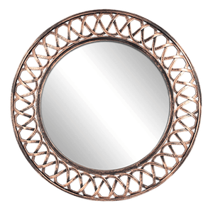 Зеркало настенное Прима 59 см некондиция состаренная бронза