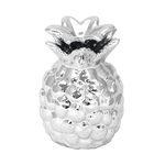 Фигура Ананас 11 см серебро керамика