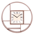 Часы с полочкам Римские цифры 35 см некондиция коричневые
