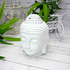 Аромалампа Будда 15 см некондиция белая