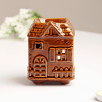 Аромалампа Домик 10 см серия Эконом горчичный