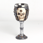Кубок Череп Техно 200 мл серия Эконом черненое серебро и медь