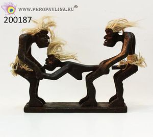 Асматы Камасутра втроем 27*20*8см дерев албез/15шт