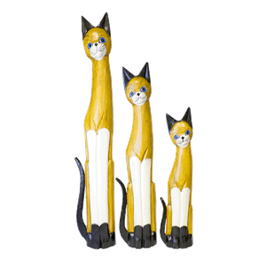 Кошки Голубые глазки Нр3шт 100(80,60)см бело-коричневые