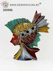 Рыбка 23*26*12 металл резной/1шт