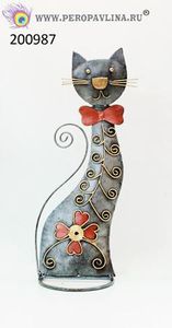 Кошка 12*34*12 металл резной/1шт