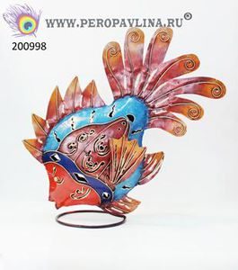 Рыбка 40*35*14см металл резной/1шт