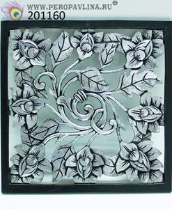 Картина Дерево Silver 35*35см резная