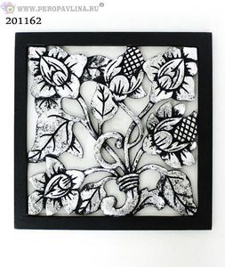 Картина Подсолнух Silver 23*23см резная