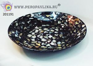Блюдо в6д36см черное