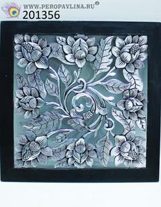 Картина Подсолнух Silver 60*60см резная