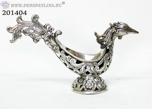 Чаша Гаруда 25*15см серебро бронза/1шт