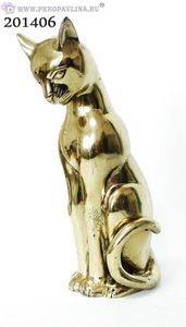 Кошечка 11*31см золото бронза/1шт