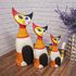 Кошки Пикассо Набор 3 шт 30,25,20 см цветные